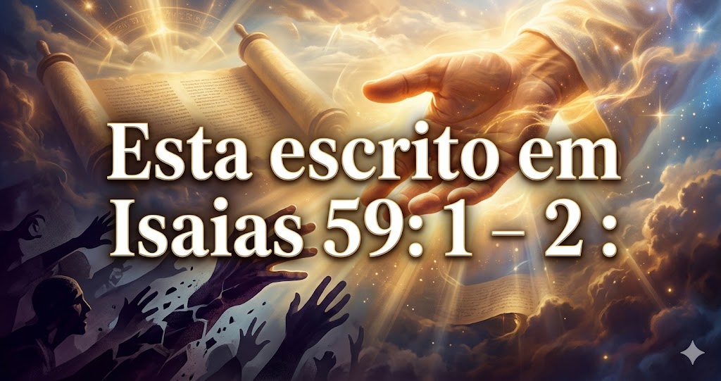 Isaias 59: 1 – 2