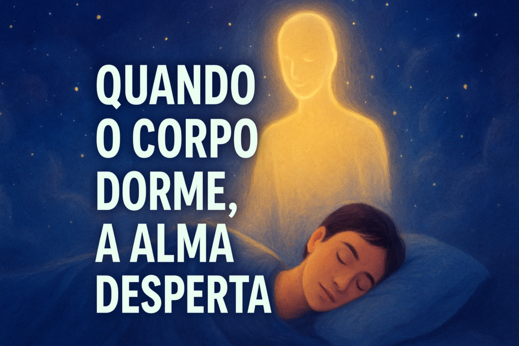 Quando o Corpo Dorme, a Alma Desperta.