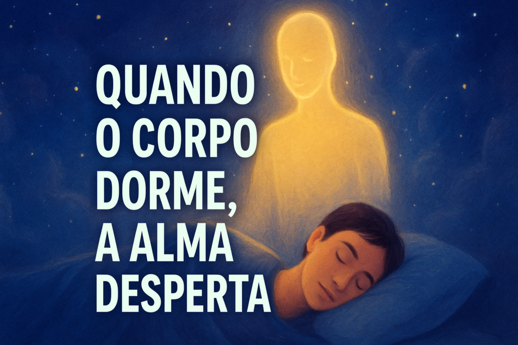 Quando o Corpo Dorme, a Alma Desperta.