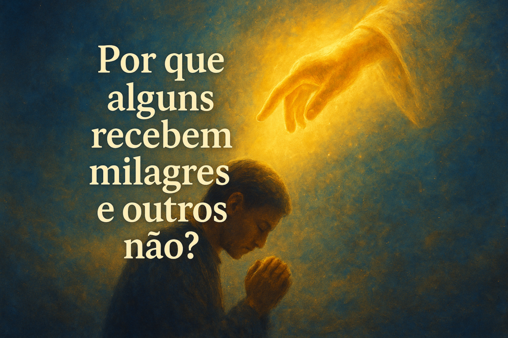 Por que alguns recebem milagres e outros não?