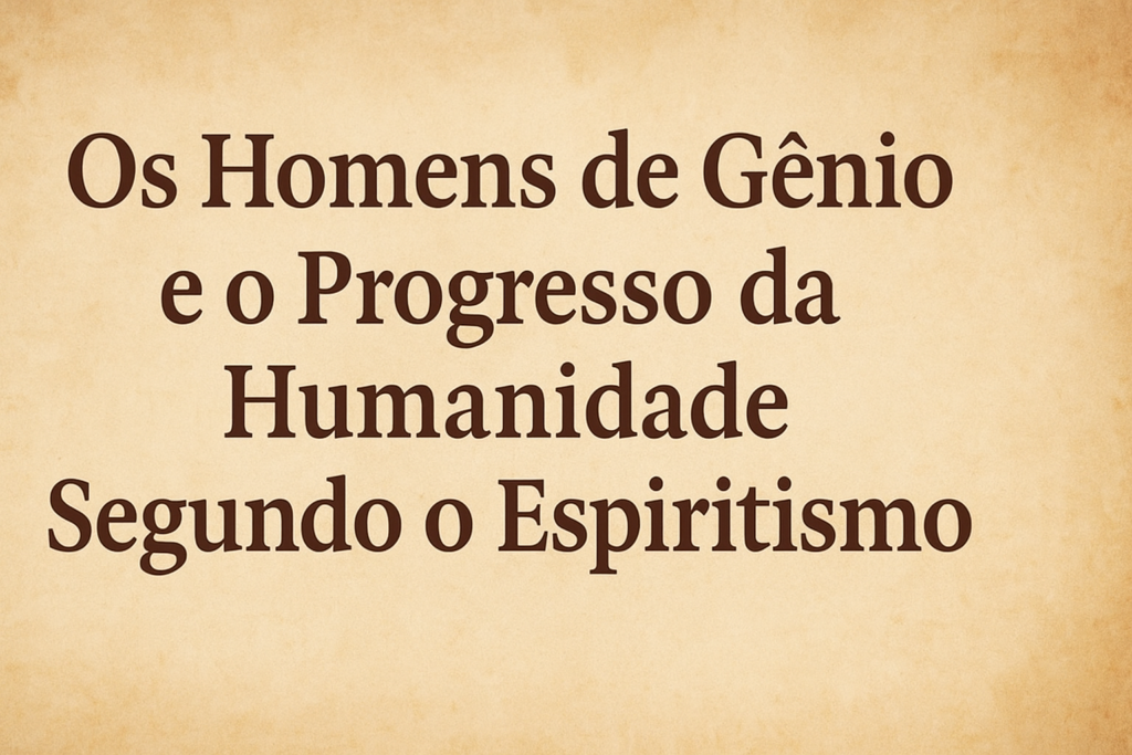 O Espiritismo, partindo das próprias palavras do Cristo 3 Os homens progridem incontestavelmente por si mesmos