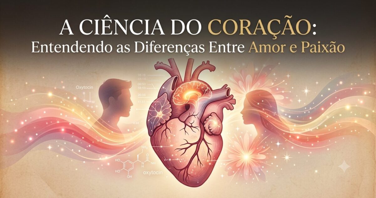 A ciência do coração: entendendo as diferenças entre amor e paixão.